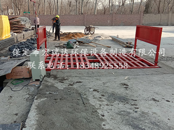 宏瑞达HRD—100T洗轮机—中建八局—天津地铁4号线南段项目案例